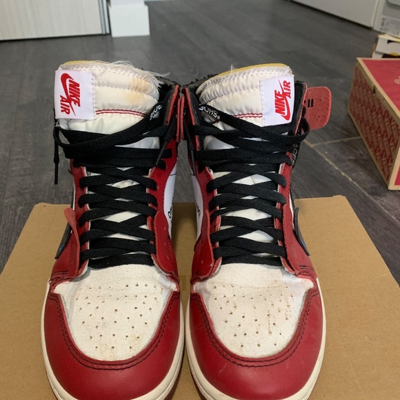 (US 9.5) Off White - Air Jordan 1, Air Force 1. AJ1 Gold Toes. Vans - Picture 10 of 13